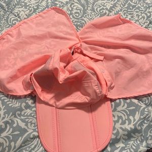 Hat with removable neck cover